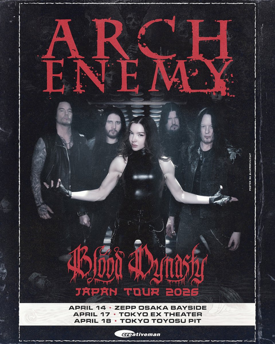 archenemymetal's tweet image. Today is the FINAL #show of our #China #tour! 🇨🇳 Thank you for the insane energy. Now, we're looking ahead:

🇯🇵 #JAPAN 🇧🇷 #BRAZIL @bangersopenair  🇪🇺 #EUROPE (#Summer #ClubShows &amp;amp; #Festivals)
Check archenemy.live for all dates! 🤘⚡️

#archenemy #live #ontour