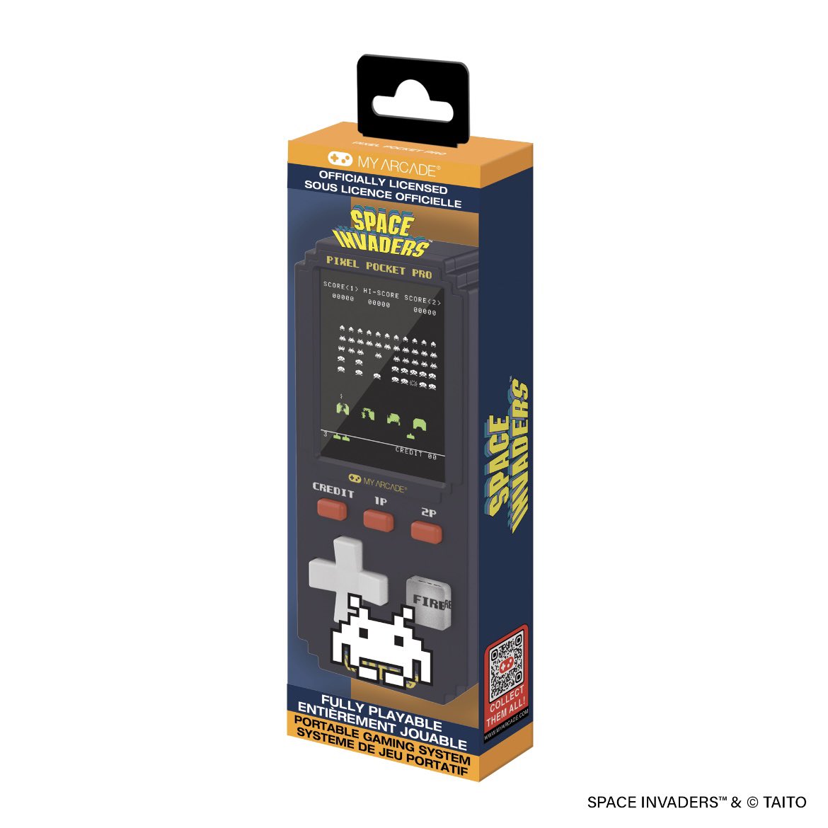 TAITO's tweet image. デザインや色使いが
おもちゃみたいでかわいい✨

スペースインベーダーが
手のひらサイズの
ポータブルゲーム機に♪

▱▱▱▱▱▱
SPACE INVADERS
ピクセルポケットプロ
¥6,050 (税込)
▱▱▱▱▱▱

本日(4/10)より予約受付開始✨
👇詳しくは引用元をcheck!!
#スペースインベーダー #spaceinvaders