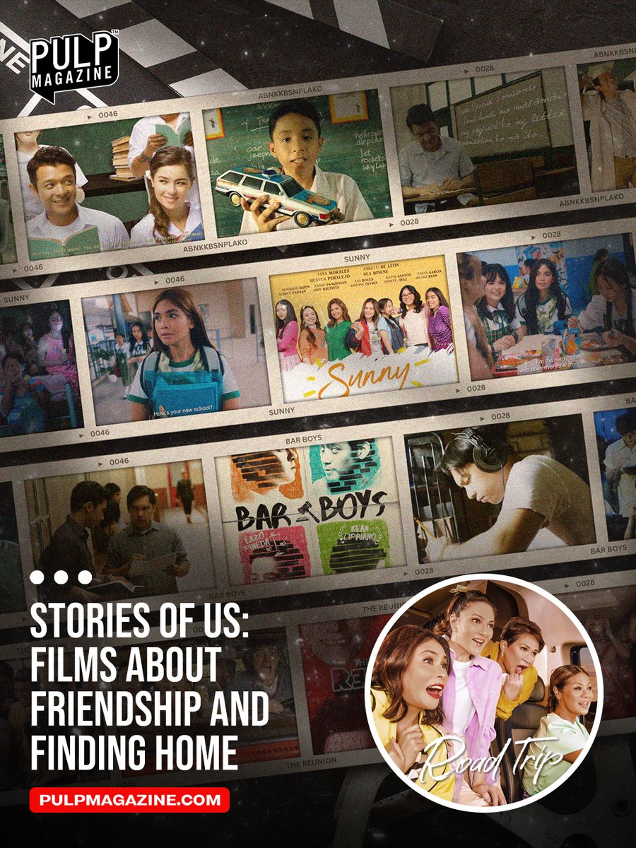 PULPMagazinePH's tweet image. Make your movie night special with these must-watch films celebrating friendship, belonging, and unforgettable squad moments.

READ: tinyurl.com/StoriesofUsFil… 

#stories #films #movies #PULPMagazine
