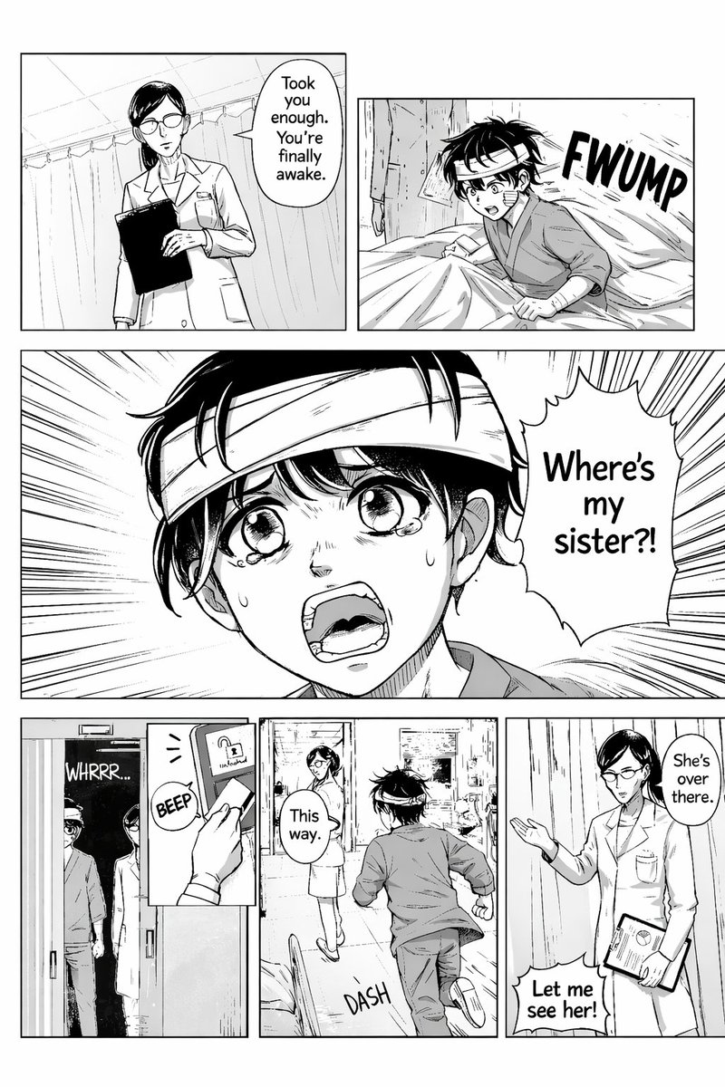 cxon_ontech's tweet image. 📖English version out now🌍

How much is a life worth?(1/3)

Entrepreneur Episode 2 is now available in English.
A startup manga set in Tokyo in 2027, at the height of the AI era.

Please note: this comic reads from right to left.
Follow for the next part.

#Entrepreneur #Manga