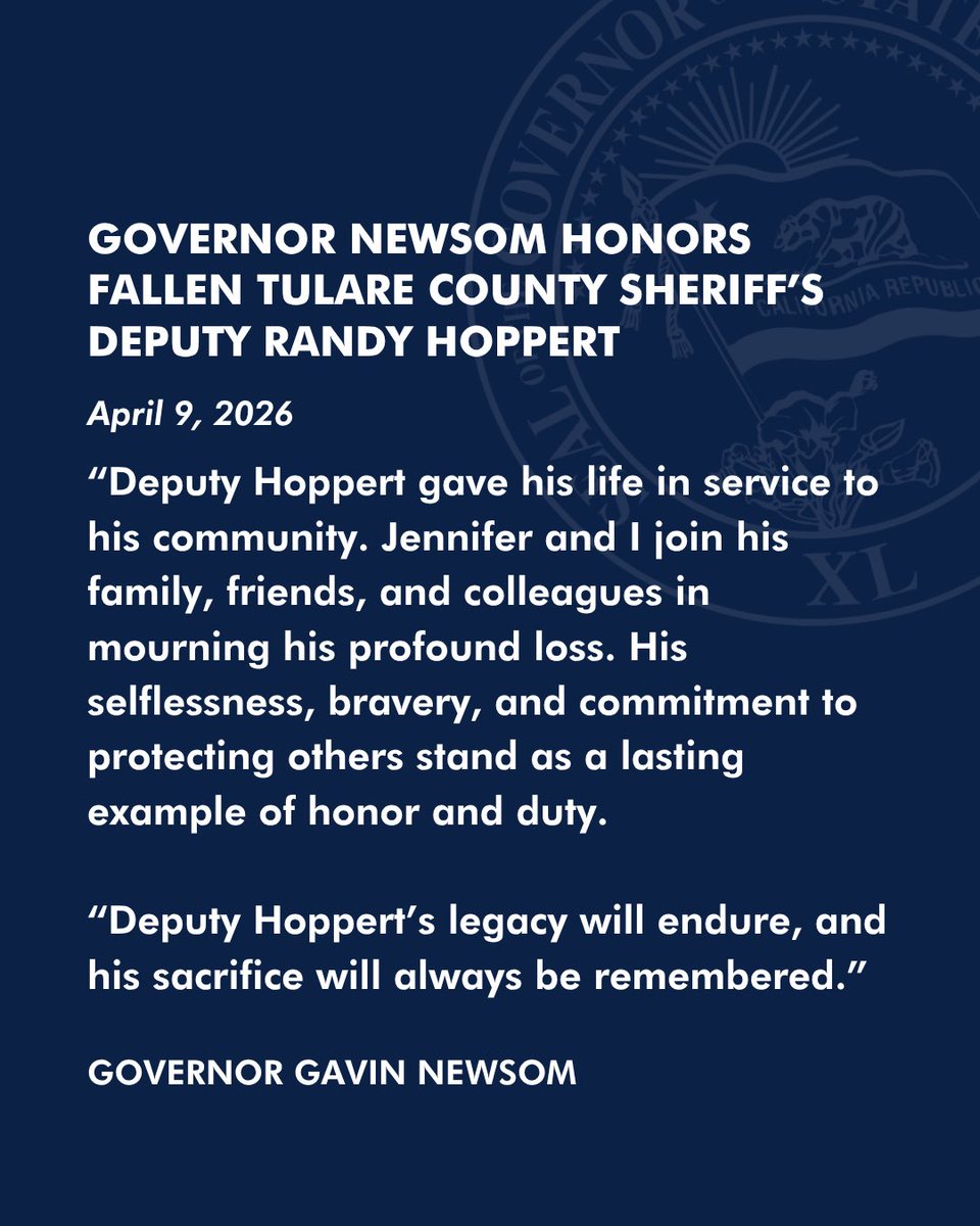 Governor Gavin Newsom tweet media