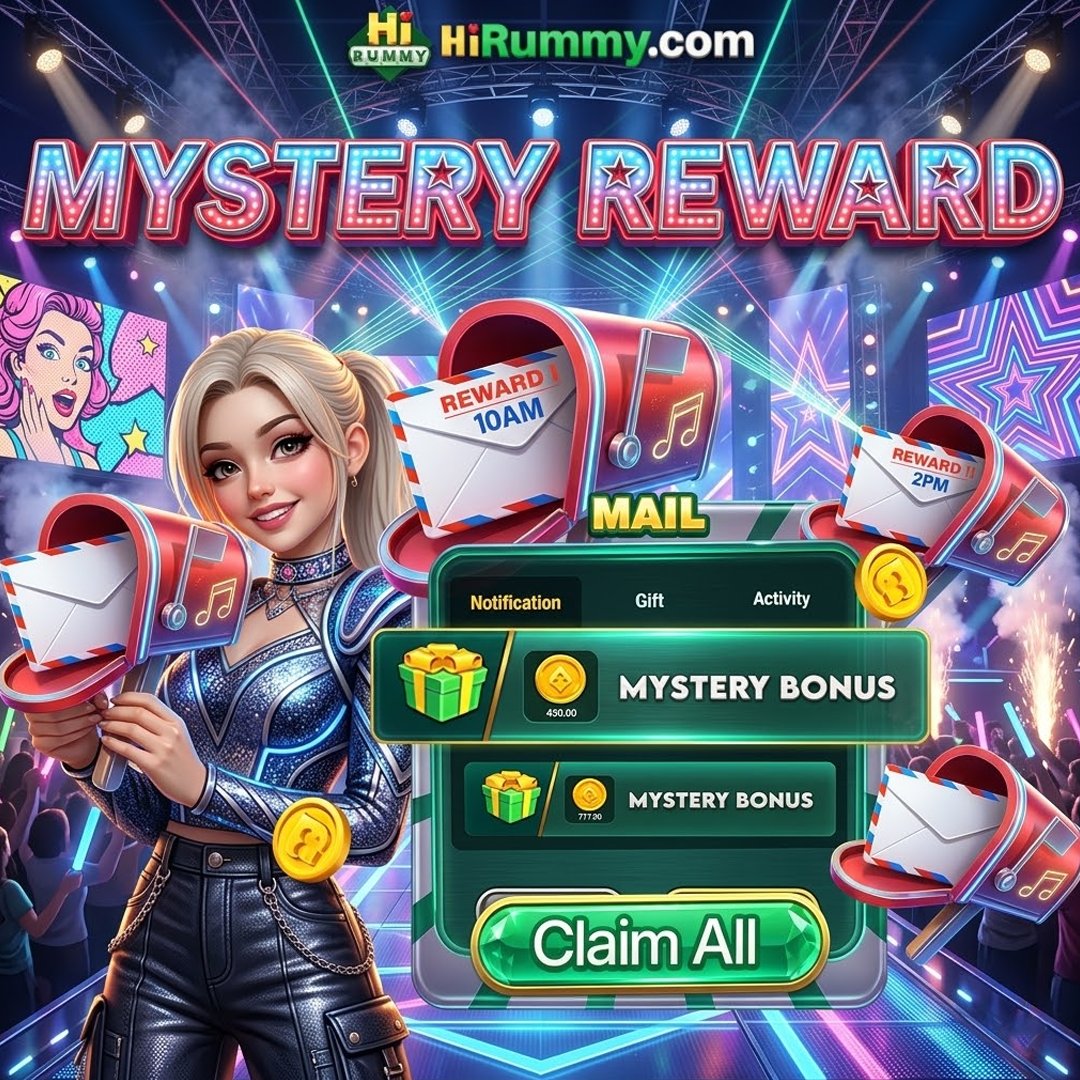 HiRummy's tweet photo. ❤️UNLOCK THE HiRUMY MYSTERY: YOUR REWARDS ARE HERE!🎁

🪙Your HiRummy Mystery Bonuses have officially been delivered. Did you make the cut? Log in to find out! 🎁

Stay active, the bigger "Mystery" you get! Don't let your rewards expire—log in and claim your fortune now! 💵 https://t.co/ossVo27ZT5