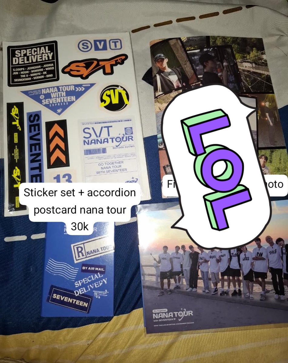 yosnarij's tweet photo. @ichandalee Yuk kak, ada booklet wonu, scoups, mingyu, sama vernon https://t.co/i0lvczyXQh