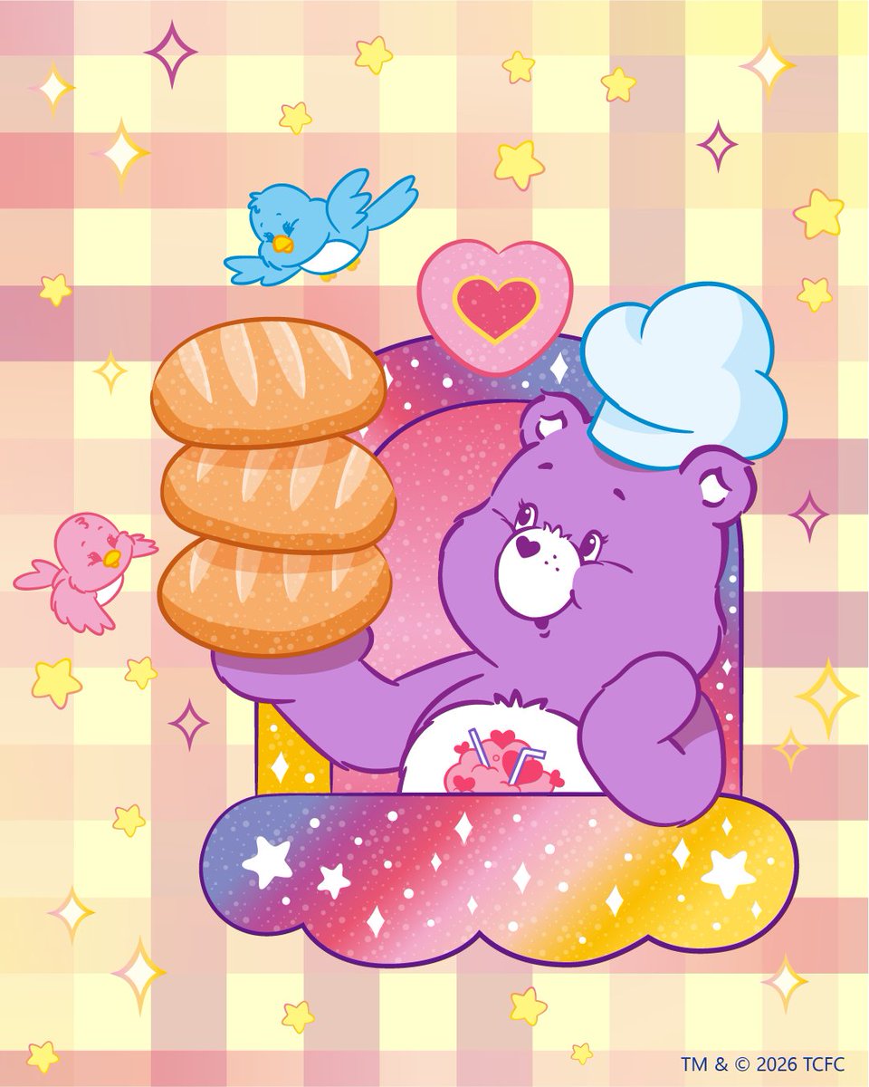 carebears_jp's tweet image. ふわっとあま〜い香り...💭✨
シェアベアのおいしい魔法で、心もお腹も満たされてね🥖💟

#carebears #ケアベア @carebears