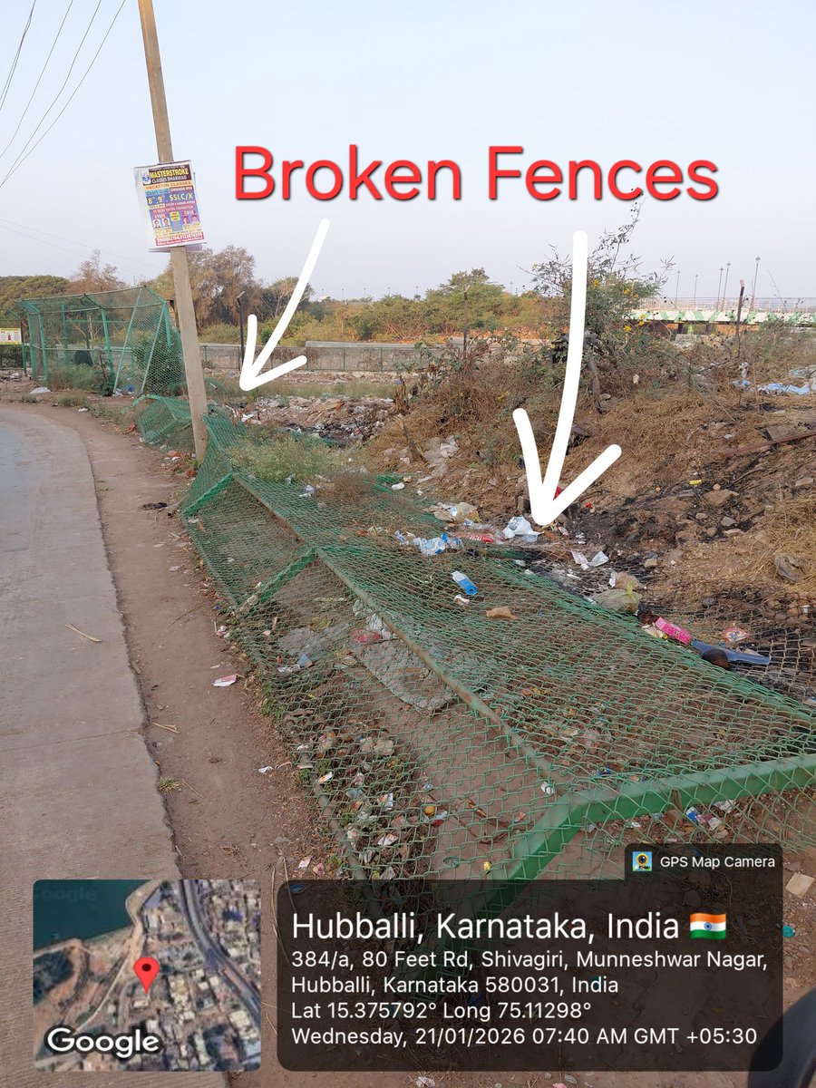 dreamHubballi's tweet image. This is our #Hubballi’s #GreenMobilityCorridor. There is still no sign of completion or proper maintenance. @HdmcHubliDwd, @hdsmartcity is not taking accountability to complete or maintain it. Our MLAs @BelladArvind and @MTenginkai are also silent on this issue. #Hubli #Karnataka