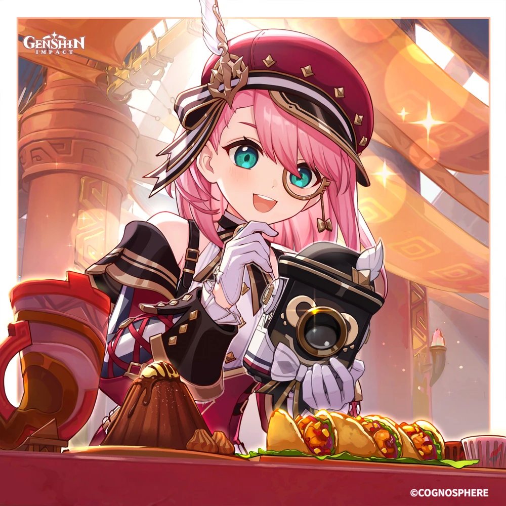 genshinmains_'s tweet image. #Charlotte's birthday 🎂

#GenshinImpact #原神 #원신