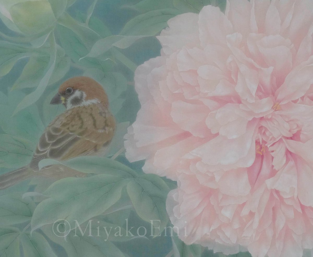 「春風（部分）」　絹本着色

グループ展に出品しております
よろしくお願いいたします

開廊50周年記念　煌春会 展 2026
2026年4月10(金) ～ 16日(木)
岩勝画廊
iwakatsu.net/news