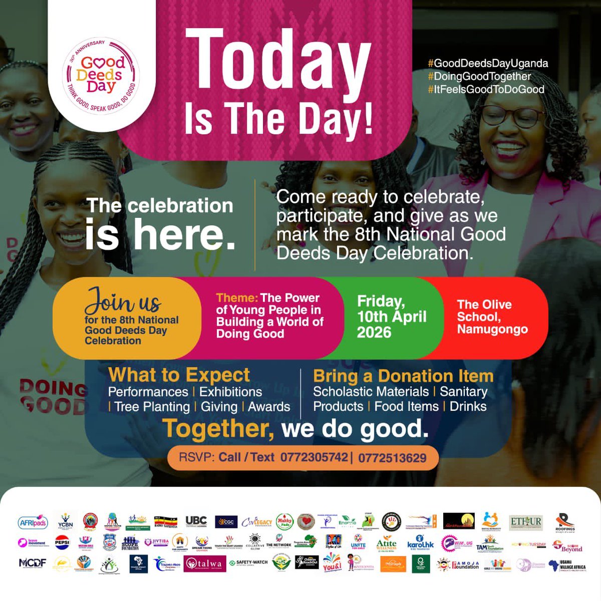 score_beyond's tweet photo. 📌All roads lead to The Olive School Namugongo today!

🎉The long-awaited day is finally here 

Come and join us as we DO GOOD. Get to learn about organizations through exhibitions and discover the incredible work they are doing to create positive impact in our communities. https://t.co/y2Iq1tJdBD