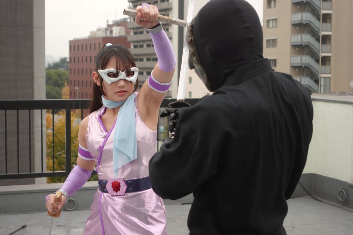heroinetokusats's tweet photo. 4月10日より販売開始!!
SPSE-96 旋風忍者くノ一 カザナミ 前編【監督】羹灼【出演】#相坂すみれ @aisaka_sumire #特研入荷情報　#特研特典画像より https://t.co/RfBcquyROY