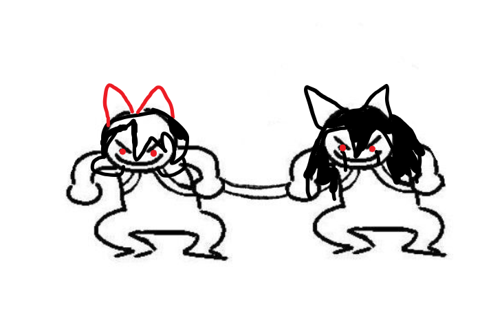 crunchy_gyoza's tweet photo. MSpaint creatures (Ivory/Amelia, Tycho/Taiko)
#Silvercore #SilvercoreAcademy https://t.co/0rHUnKPS67