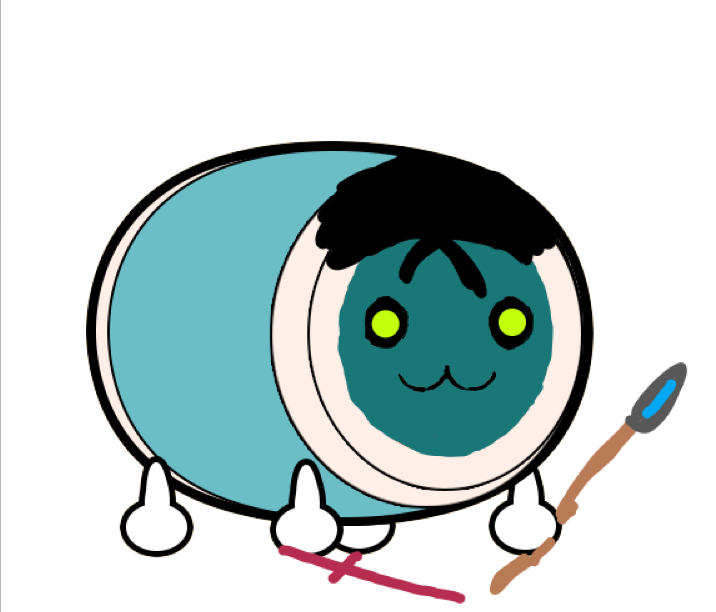 crunchy_gyoza's tweet photo. MSpaint creatures (Ivory/Amelia, Tycho/Taiko)
#Silvercore #SilvercoreAcademy https://t.co/0rHUnKPS67