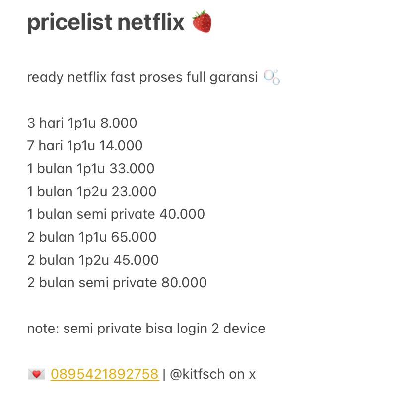 klimise - acc promosi tweet media