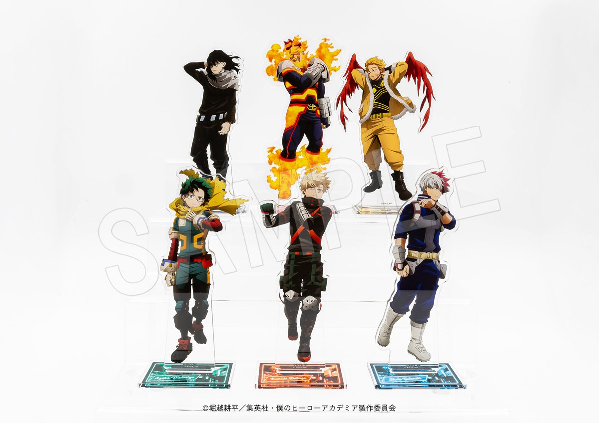 ヒロアカ ホークス エンデヴァー アクスタ ヒロアカ東急 グッズご紹介！／ 本日ご紹介するのは 【アクリル