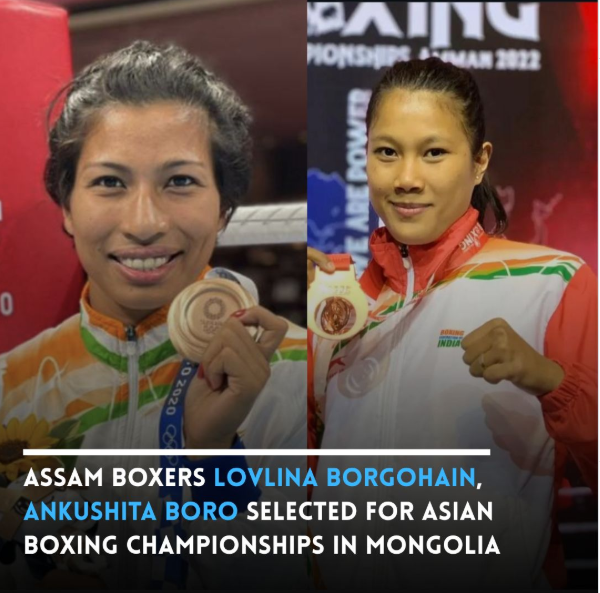 TheAssam24dx7's tweet photo. Proud moment for #Assam & #India 🇮🇳💫
Congratulations to #LovlinaBorgohain & #AnkushitaBodo for winning #Bronze at #AsianBoxingChampionship2026. 🥉👏
Keep inspiring.
#AsianBoxing #IndiaPride 🥊🇮🇳 #JanaNayagan
#DCvsGT #WiseParenting https://t.co/Yllq6OMEyy