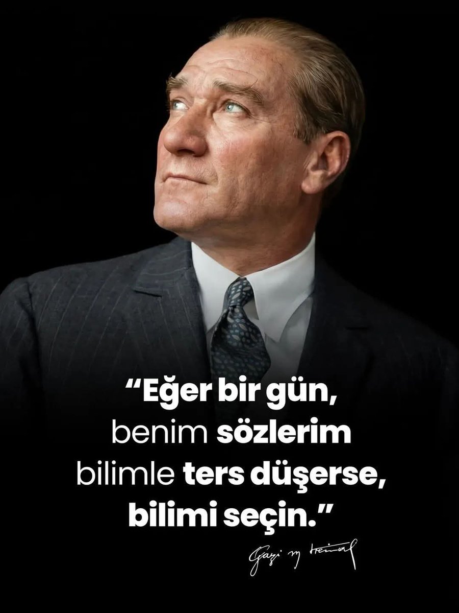 AliSere20's tweet image. Hayatta en hakiki mürşit bilimdir..
#Atatürk ♥️
Günaydın yaşamak ☀️🌱🌺🖤