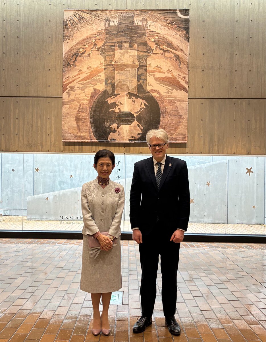 駐日リトアニア🇱🇹大使Aurelijus Zykas オーレリウス・ジーカス tweet media