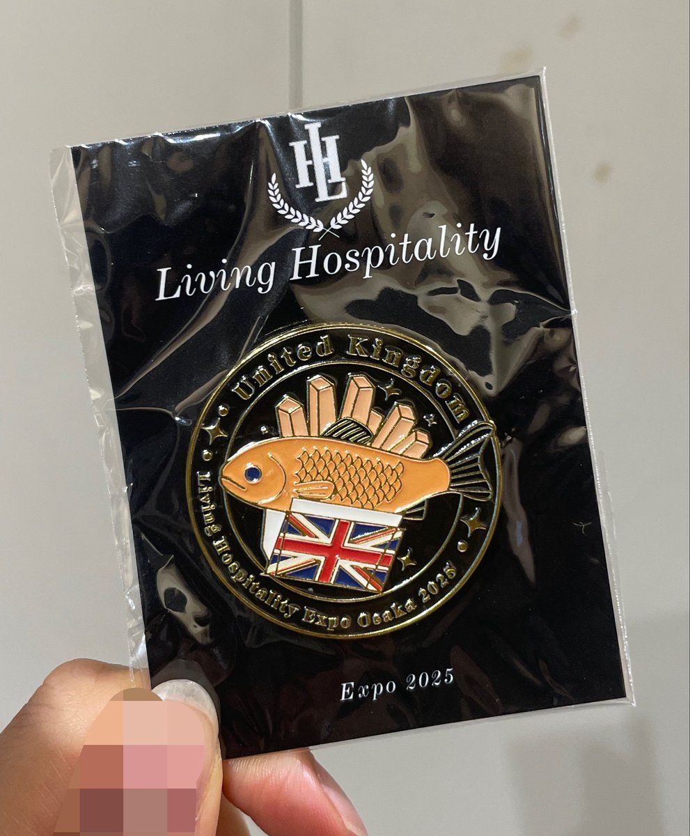 なんと❗️万博の終盤に突如登場したピンバッジ企画 イギリス🇬🇧は