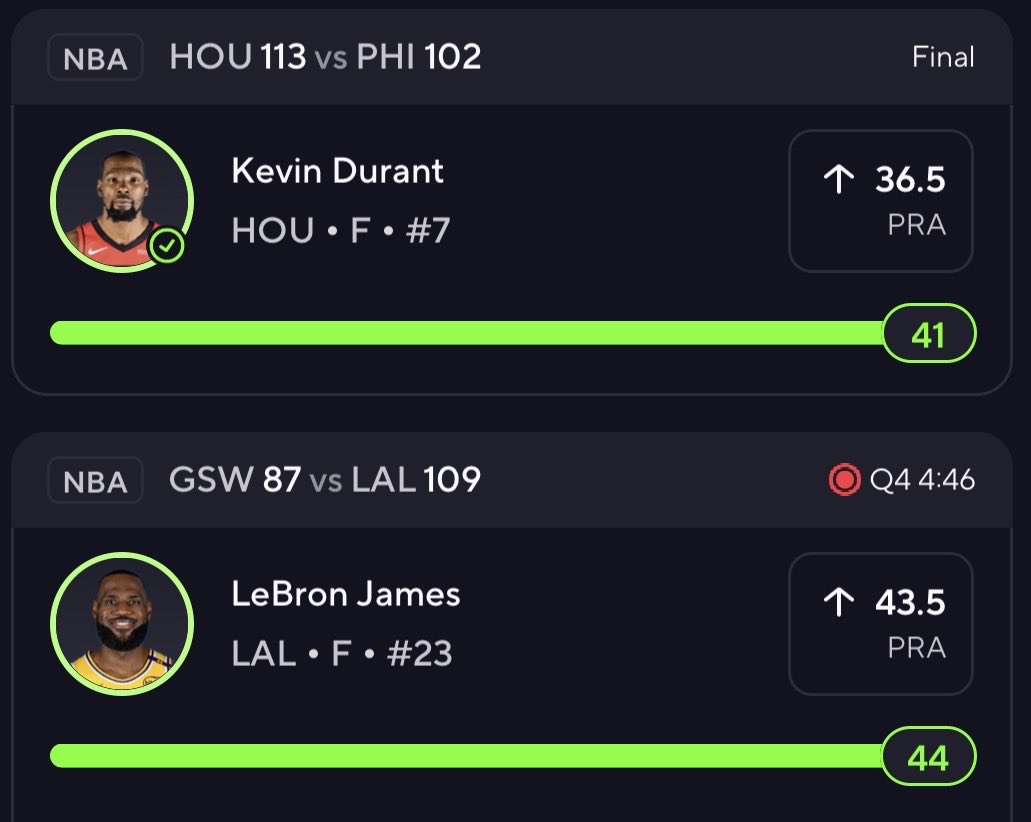 Goattt0512's tweet image. ✅✅ cash the second Potd the 🐐 came clutch #lebronjames #nba #prizepicks #lebron