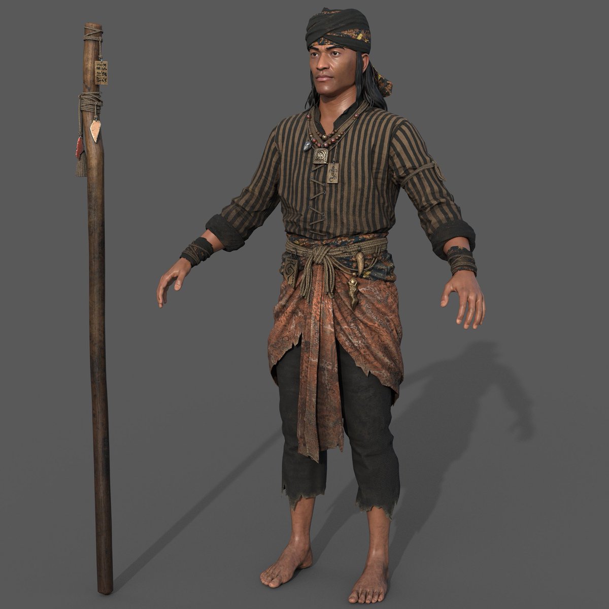 RizeroStudios's tweet image. The Shaman (Dukun in Bahasa) enters The Blind Warrior journey. What do you think his power is? @BumilangitID #gaming #indiegame #gamedev