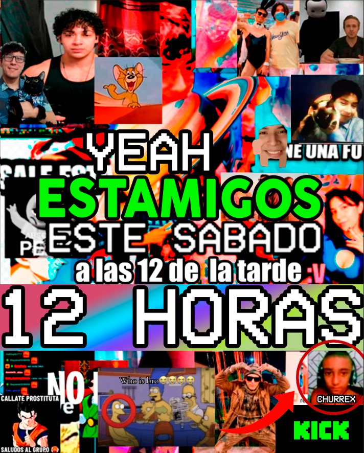 EstailusG's tweet photo. 🔥 ¡12 HORAS! 🔥

EL DÍA SABADO 11 DE ABRIL HAREMOS UN 12 HORAS CON LOS ESTAMIGOS 🗣

NOS VEMOS EN KICK ❗❗❗❗

⌛ 12:00 PM HORA CDMX  ⌛ https://t.co/DqEDVMECVk