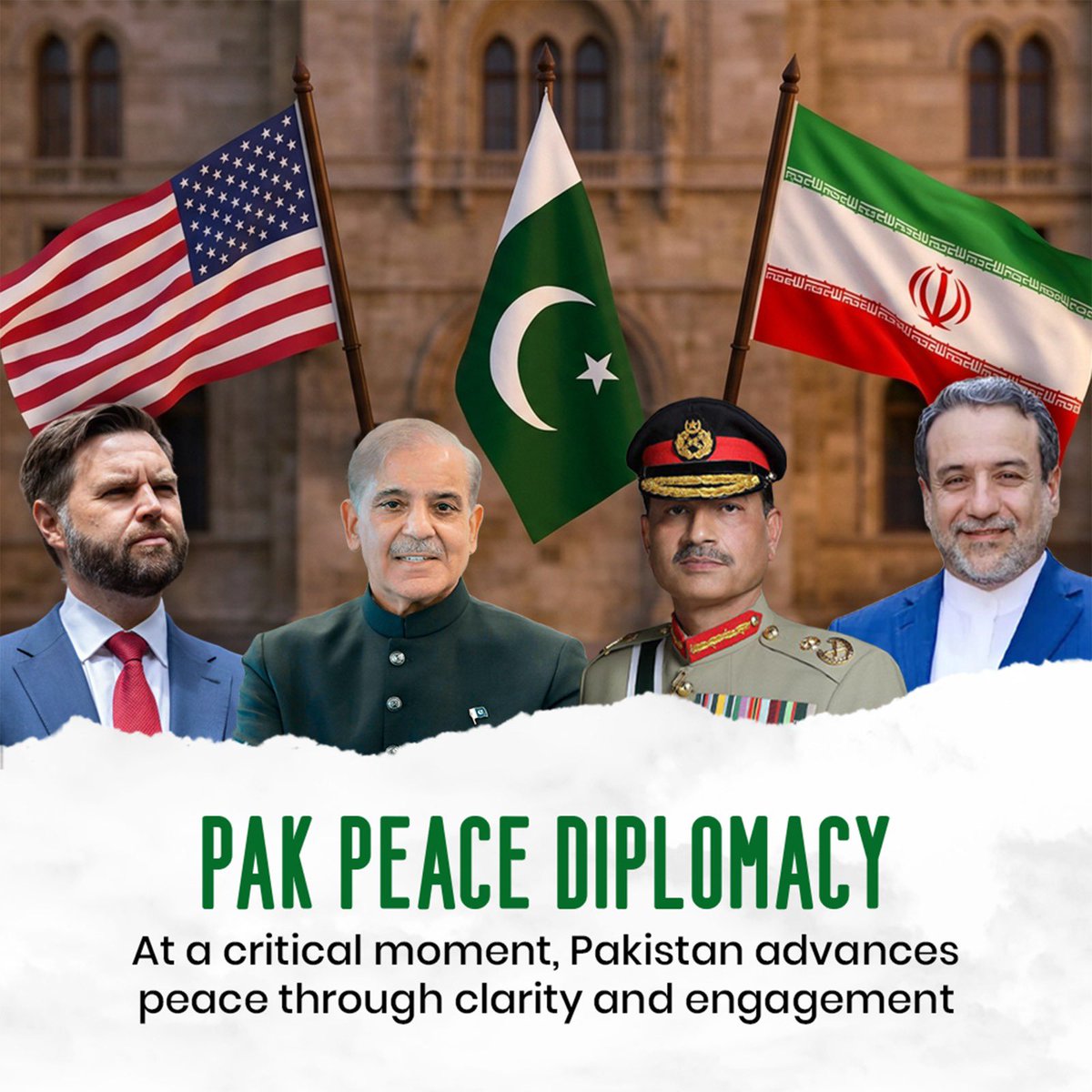 Pakistan is rewriting the rules of regional diplomacy by bridging the gap between the US and Iran, Islamabad is proving its role as a credible, neutral mediator. This unified civil-military push for stability marks a new era of peace-making.
The world needs more dialogue! 🌍