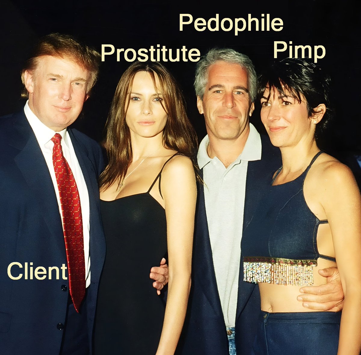 <a href="/MELANIATRUMP/">MELANIA TRUMP</a> .
In 1998, when Epstein sold you to Trump,
you were the last lady.
.
You still are.
.