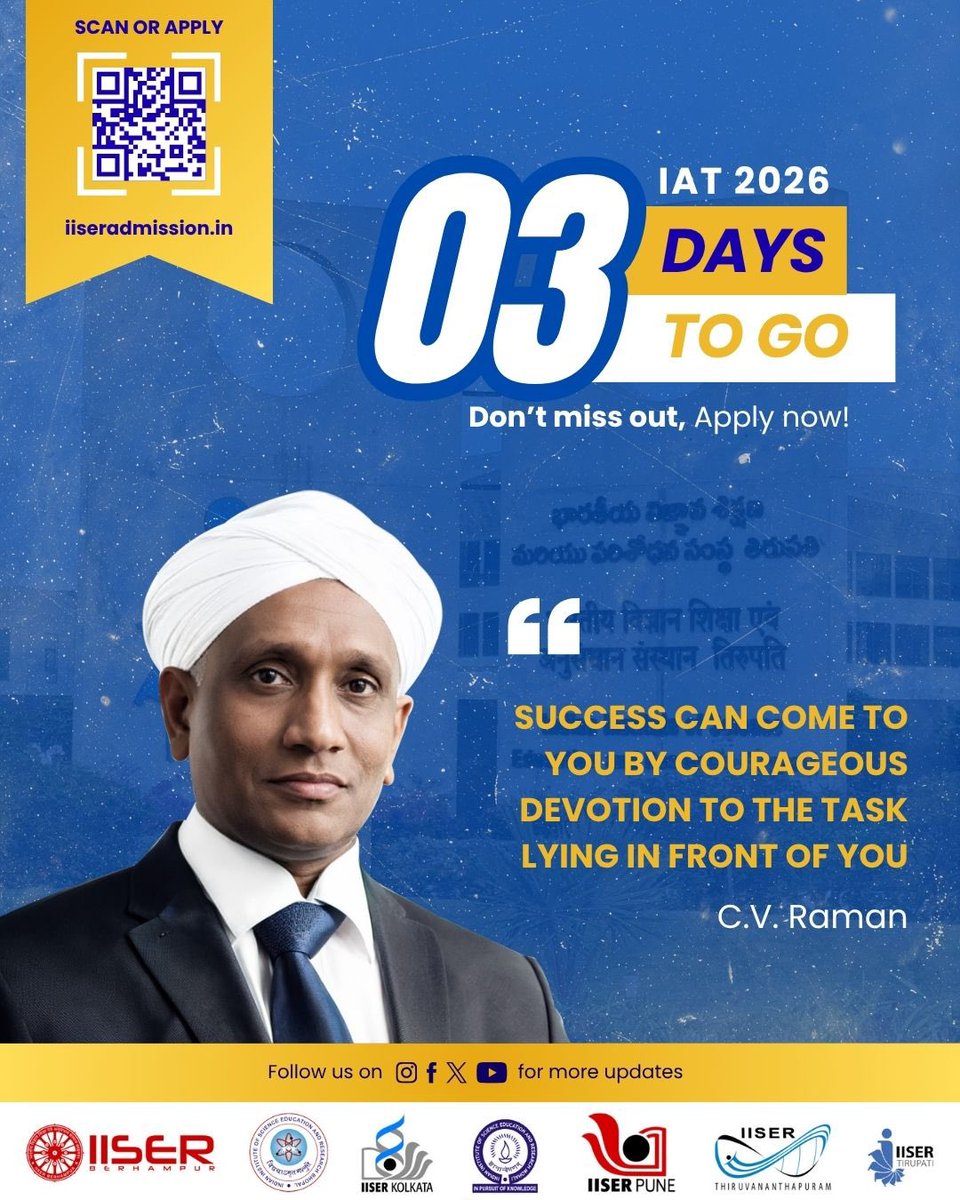 IISER Admissions tweet media