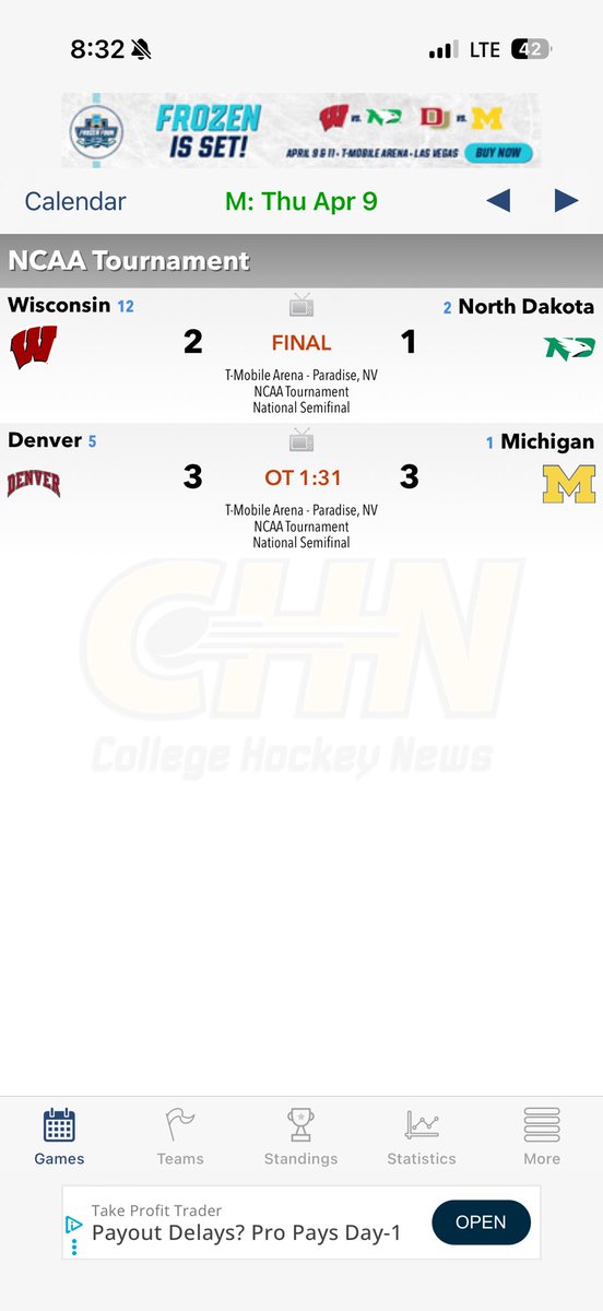 amanduhirl's tweet photo. @chnews why isn’t the scoreboard updating on the app? https://t.co/NRu8mHRxve