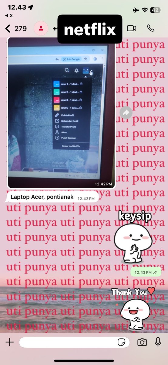 uti - CHAT KE WA tweet media
