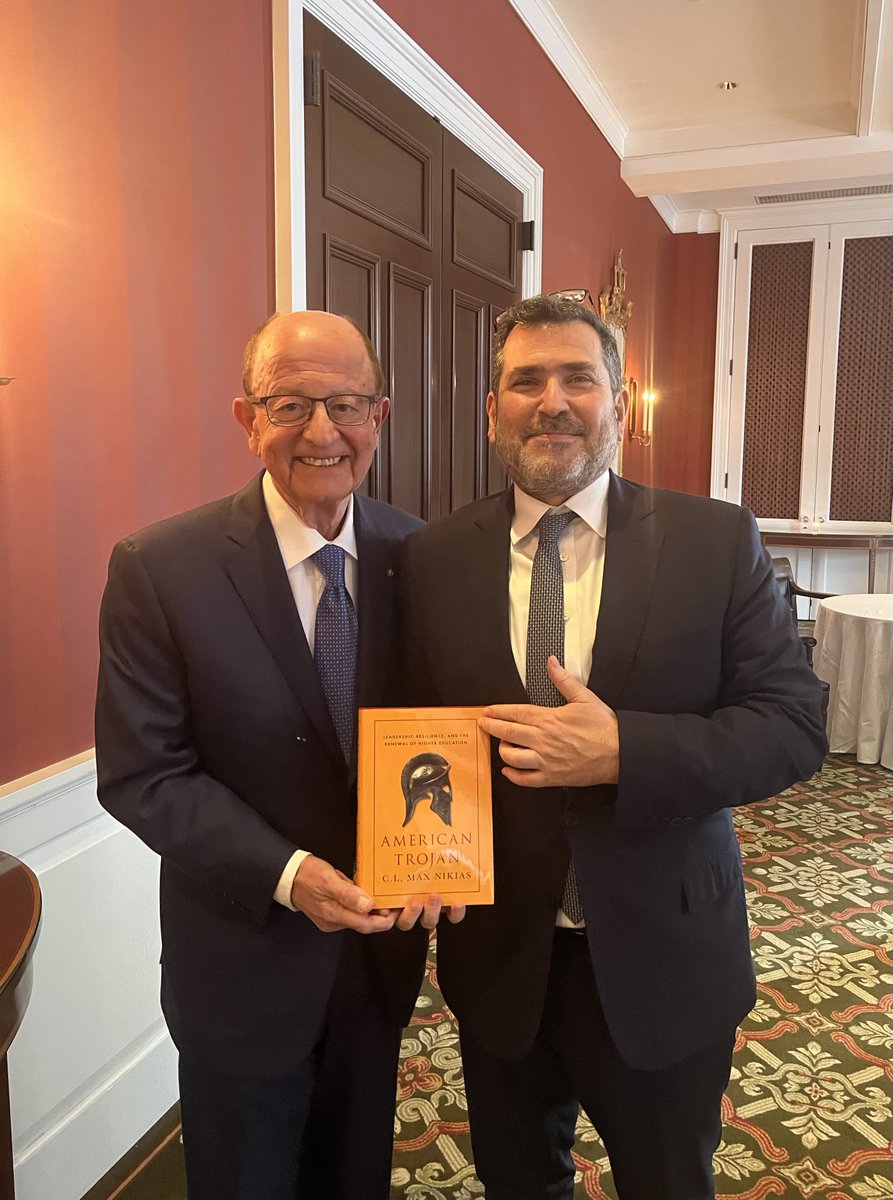 C. L. Max Nikias tweet media