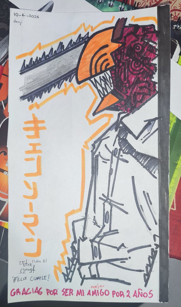 Ultra0meg4's tweet photo. Hize algo para mí pana al final
Espero que le guste ;-;
#chainsawman #anime #drawing #DrawingProcess #randomart https://t.co/loeLwsTZVE
