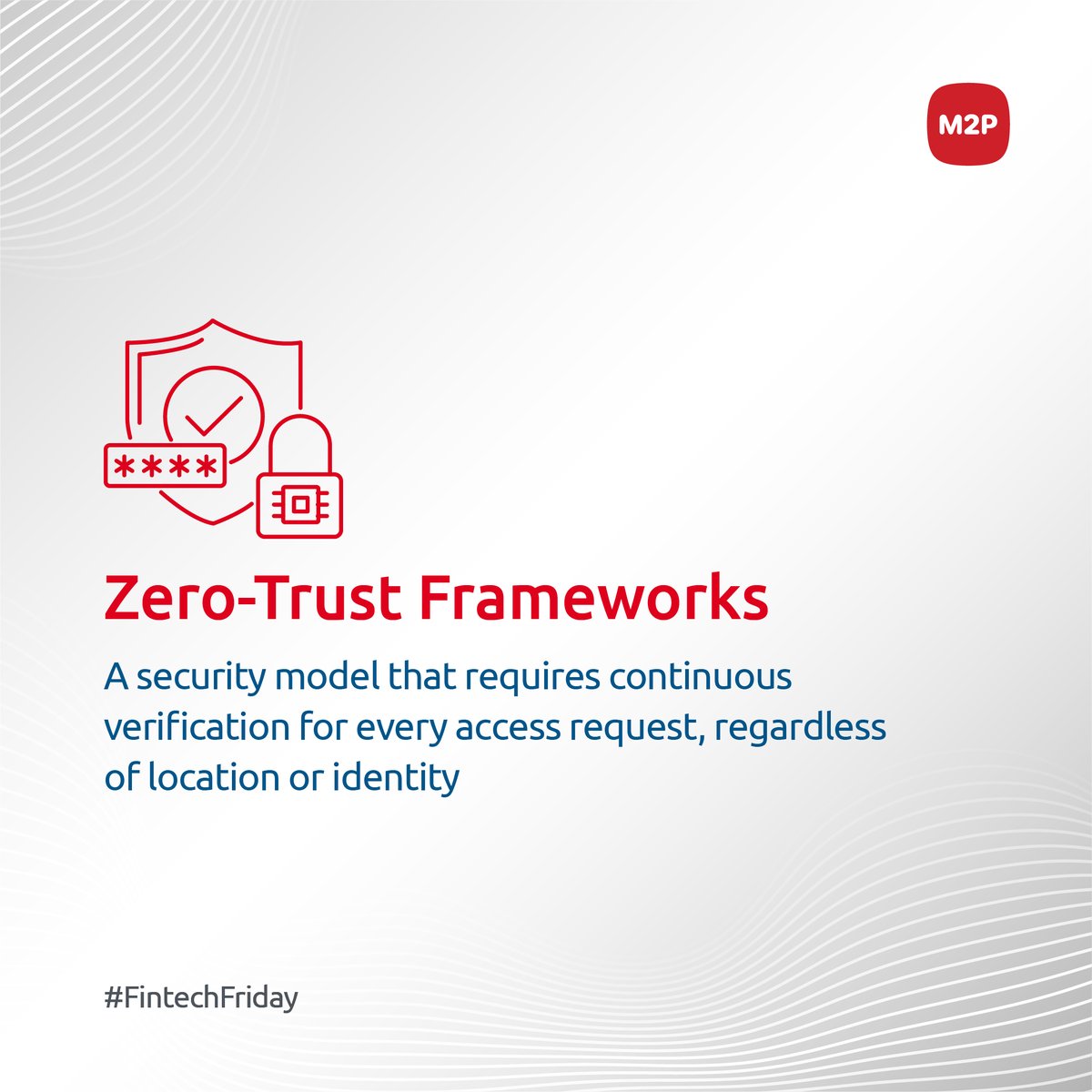 m2pfintech's tweet photo. #FintechFriday Thought: Zero-trust frameworks reduce exposure by validating every access request before it is granted.
#ZeroTrust #InformationSecurity #M2PFintech #M2P https://t.co/2iU2X6Bd23