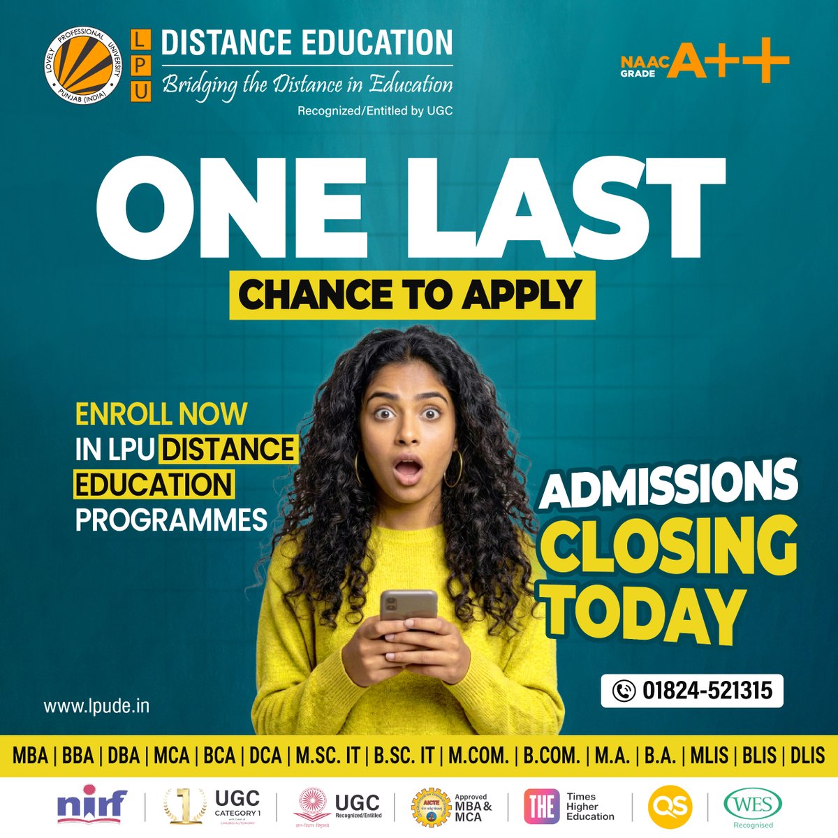 LPUDistanceEducation tweet media