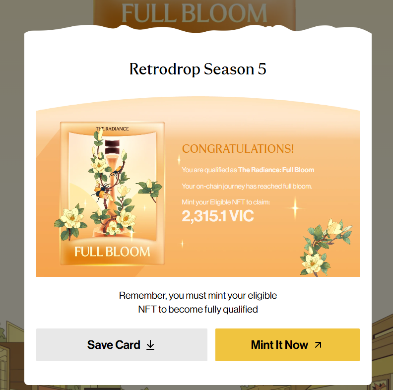 hakennguyen93's tweet image. My Viction RetroDrop SS5 rewards are finally here! 🎊 Thanks for the amazing journey @BuildonViction @Frontier_DAO.

Join the celebration: @TrungromaHP  @U40Crypto  @capbach  #Viction #Rewards #Crypto