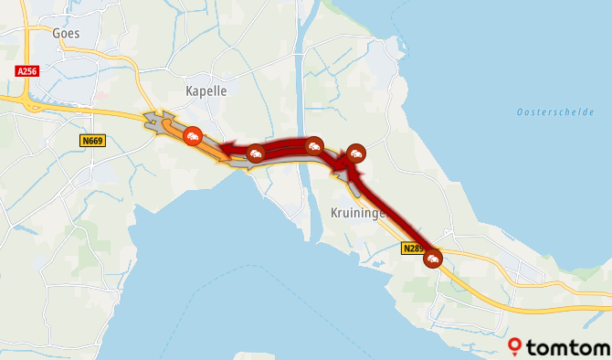 ANWBverkeer's tweet photo. ⚒️ Doordat de #A58 Vlissingen ◄► Bergen op Zoom bij de Vlaketunnel tot 20 april DICHT is staat er nu al file op de #N289. https://t.co/V0bQR1d2Ya