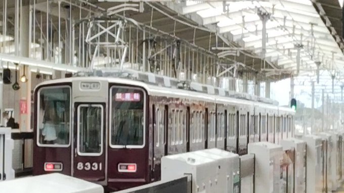 嵐が丘 やはり…6300系を引退する計画として嵐山線に投入されますね…8331×4Rは