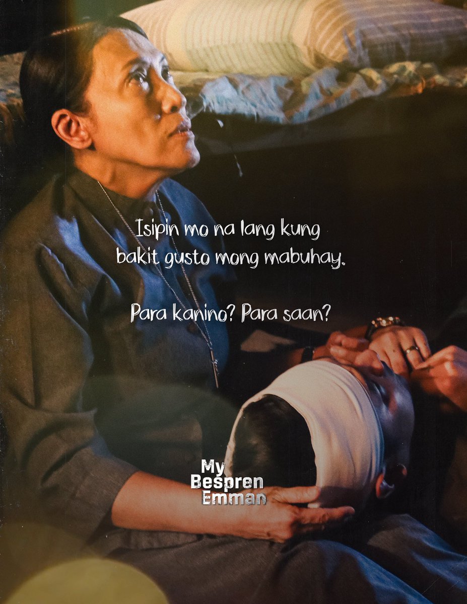 besprenemman's tweet photo. "Isipin mo na lang kung bakit gusto mong mabuhay. Para kanino? Para saan?" - Sister Rebecca

Ikaw bespren, para kanino ka ba nabubuhay? 

#MyBesprenEmman https://t.co/rpAlYZD7FB