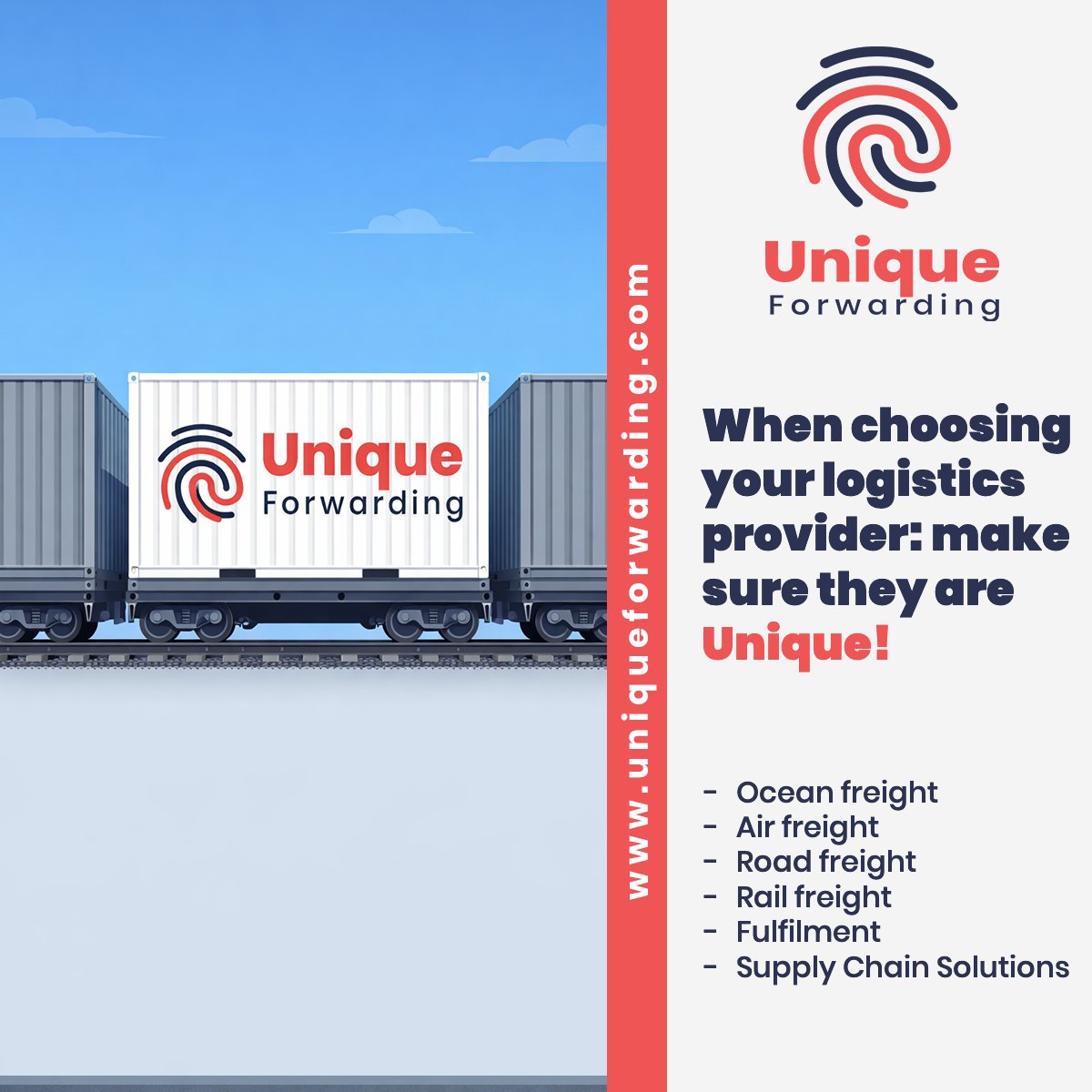 UNQF_Ltd's tweet image. When choosing your logistics supplier, make sure they are Unique!
uniqueforwarding.com
#oceanfreight  #airfreight  #logistics  #supplychain  #UniqueForwarding