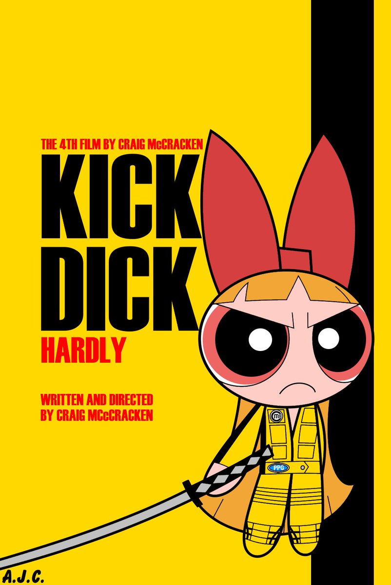25_aldrine's tweet photo. Kick Dick (Kill Bill parody)
#ThePowerpuffGirls #PowerpuffGirls #KillBill #Blossom #DickHardly #CartoonNetwork #Miramax #MiramaxFilms #CraigMcCracken #QuentinTarantino
@cartoonnetwork @CatCavadini https://t.co/7vQRviHZzZ