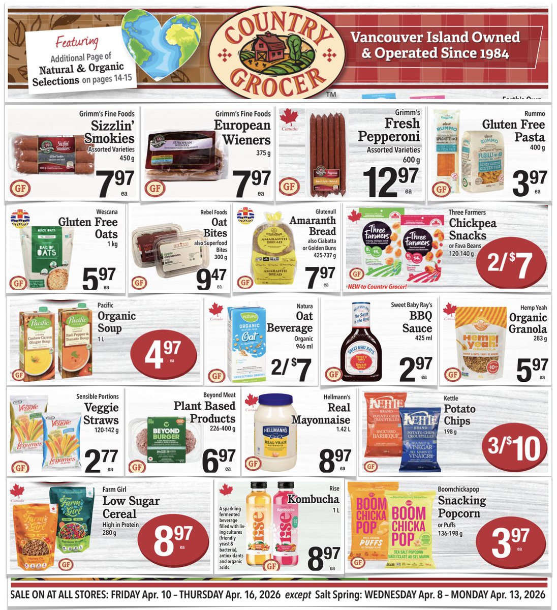 TheCeliacScene's tweet image. 🤑 The gluten-free savings never end @CountryGrocer  bit.ly/GFCountryGrocer

#glutenfree #celiac #yyj #vancouverisland #countrygrocer #groceries #sale #local #support #glutenfreediet #GF #CD #save #sale