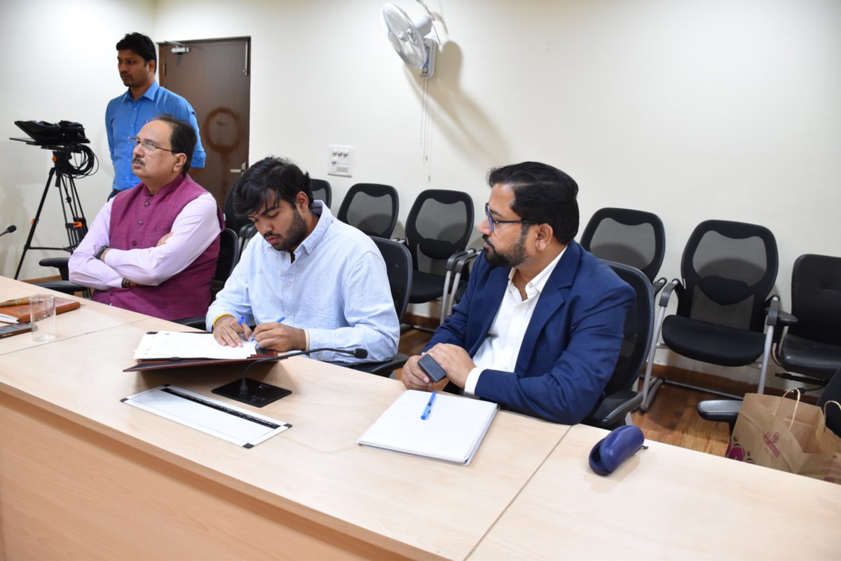 NIELITIndia's tweet image. #NIELIT &amp;amp; Terra Crafts Agrobotix have signed an MoU to establish a collaborative framework for Remotely Piloted Training Organisation operations.
The partnership will focus on training programs promoting #skilldevelopment , certification &amp;amp; deployment of #dronetechnology .