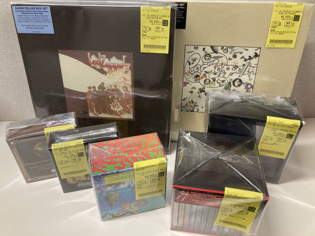 4/10(金)ROCK中古CD新入荷情報】 美品紙ジャケットCD＆未開封BOX多数 