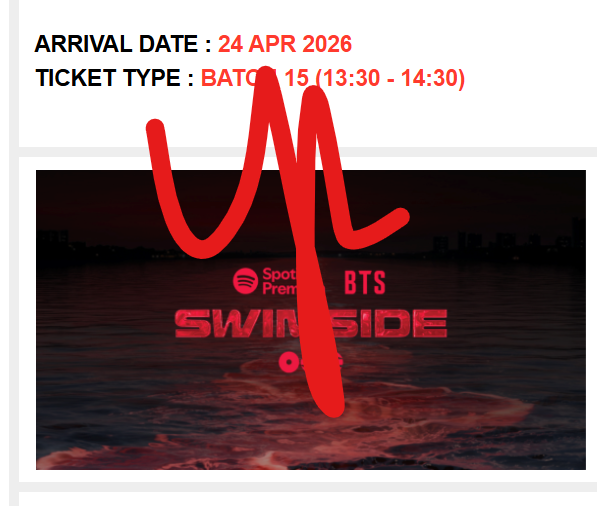 ˚уᥙᥣіᥲ˚ || secured ticket bts 2026🙏🏼 tweet media