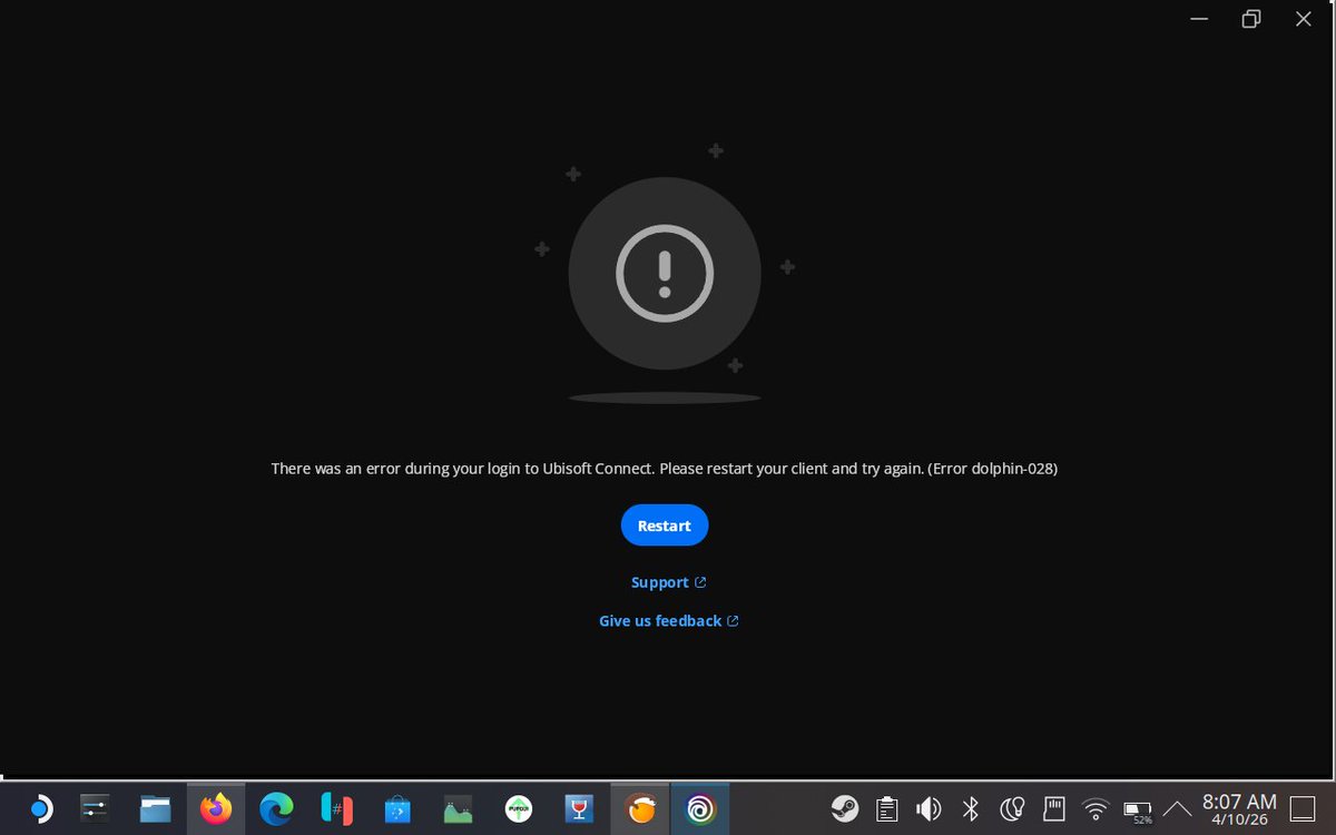 Malcomx03's tweet photo. @UbisoftSupport  can you please assist me about this error, i try all the passoble solution in the internet, even in your support website but no correct solution, i already open the ticket, i hope i can get proper aswer  to guys. it so prostrating . :( https://t.co/MN3P6MxWgx