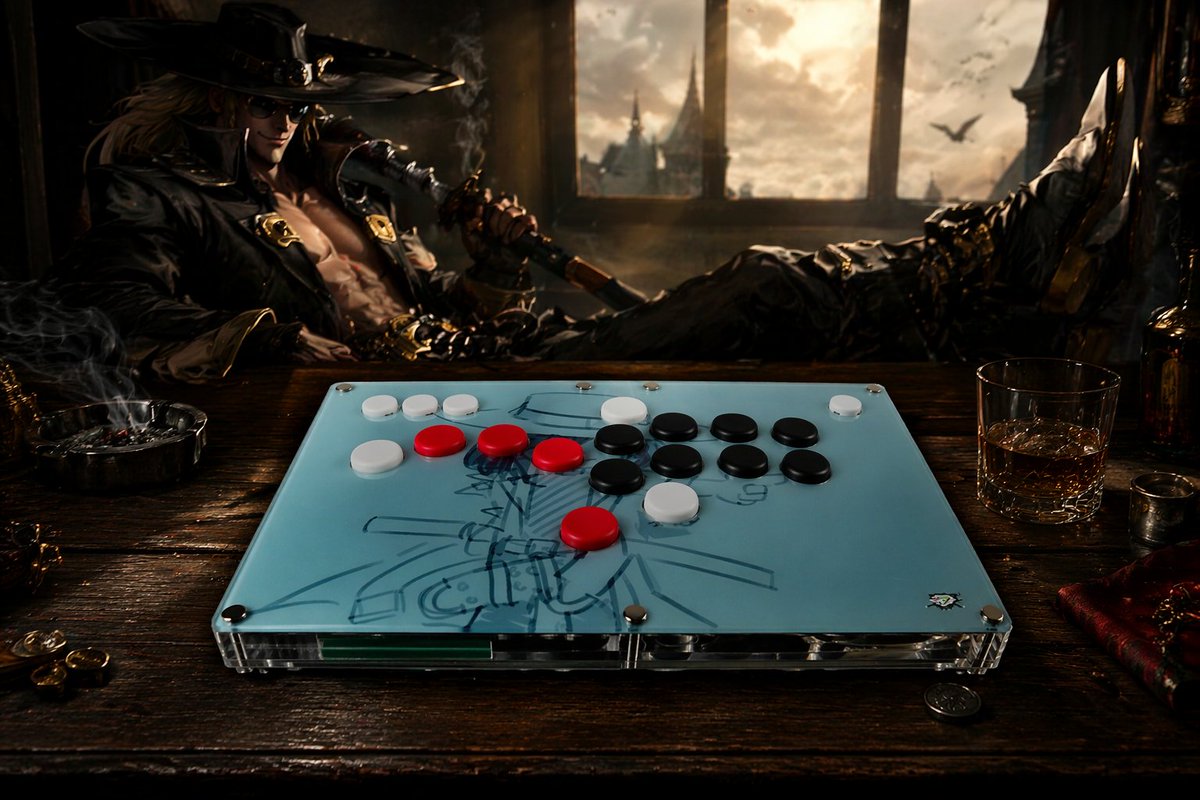 FightBoxArcade_'s tweet image. FightBox B10 Arcade Game Controller Custom Panel Project 10/04/2026 
fightboxarcade.com/collections/b-… 
🔹All Button + 3 Buttons
🔹Custom Artwork
🔹Cherry MX Speed Sliver Key Switch
#fightboxarcade #arcade #fightbox #fightstick #fightinggames #joystick #StreetFighter6 #GuiltyGearStrive