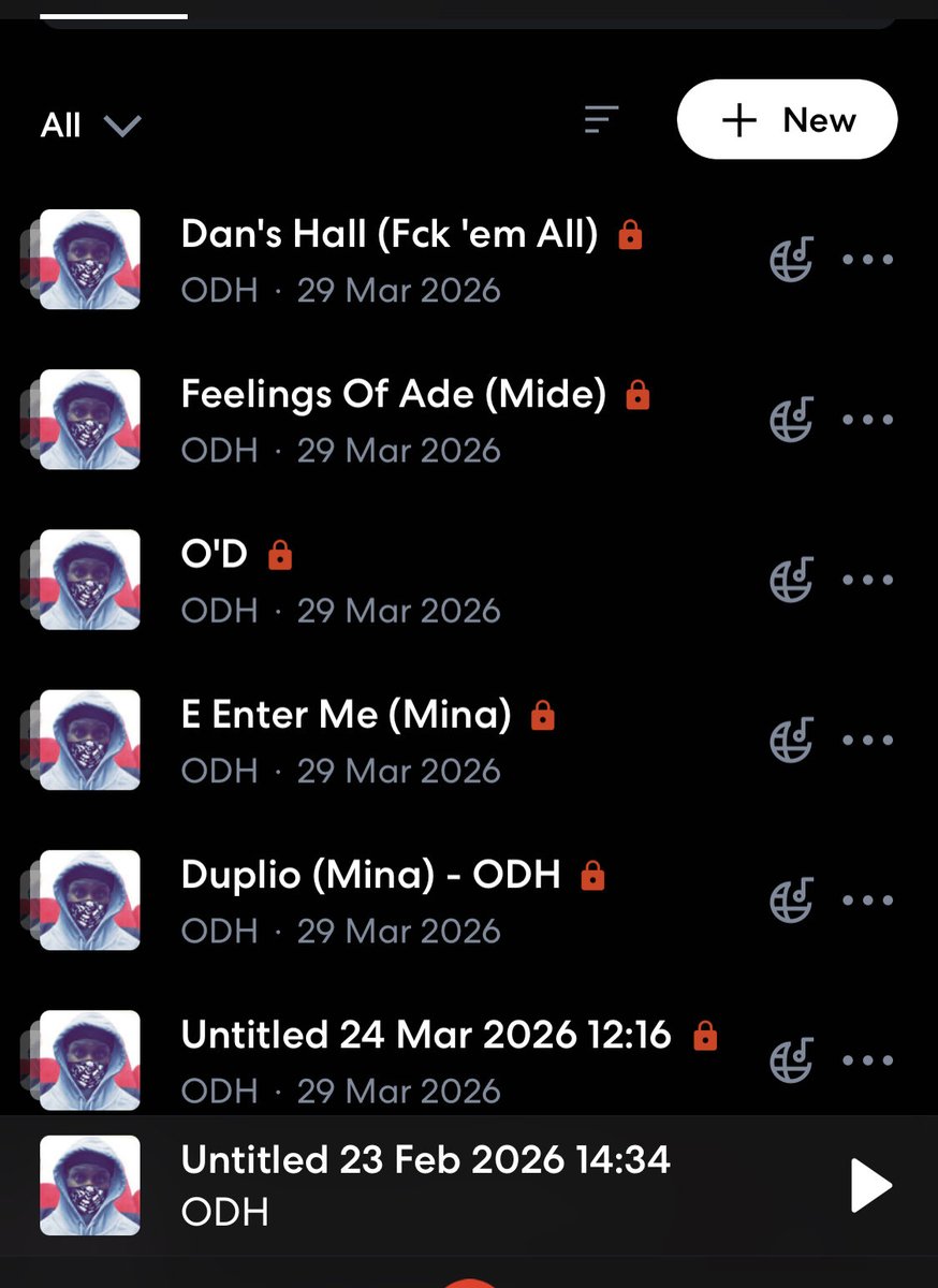 ohanzdehyper's tweet image. I saved and recorded sounds on this beat in one day🎶

Remember ODH, Remember the name.

Sending to the producer soon🌑💆🏽‍♂️💯

#ODHXChrisBeatz #ODHVerse