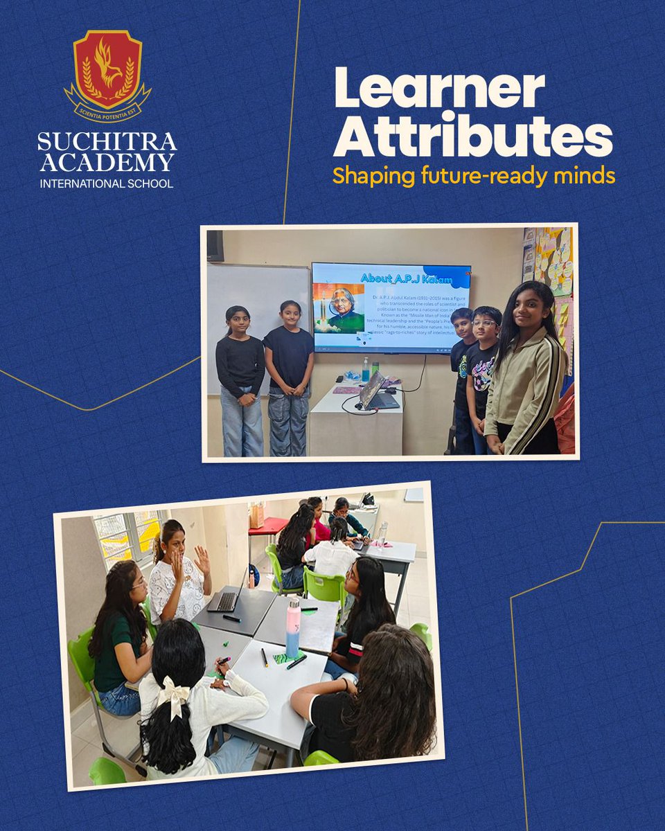 SuchitraAcad's tweet image. Growing beyond the classroom  Cambridge students came together for an inspiring session on Learner Attributes—building confidence, embracing responsibility, reflecting deeply, thinking innovatively, and staying actively engaged. 
#CambridgeLearners #FutureReady  #SuchitraAcademy