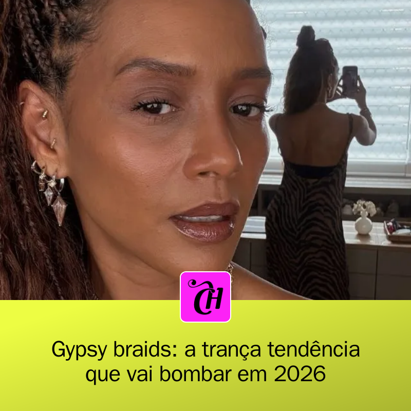 CAPRICHO's tweet photo. 🚨✨ As Gypsy Braids estão conquistando corações e feeds! 💖 Com fios soltos e um ar boho, esse penteado promete ser o must-have de 2026. Quer saber como arrasar com esse look? Confira as dicas e venha se inspirar! 🌟 #GypsyBraids #Tendência #Beleza
https://t.co/V3PXtE5YaV https://t.co/YuBthMBQQQ