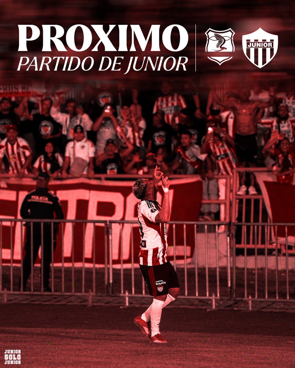 ¡VS ÁGUILAS!⚔️🥚

🔥¡PROXIMO PARTIDO!
⚽ÁGUILAS DORADAS 🆚JUNIOR 
🏆Fecha 16, Liga Betplay.
📅SÁBADO/11/ABRIL
🕣 4:00 pm