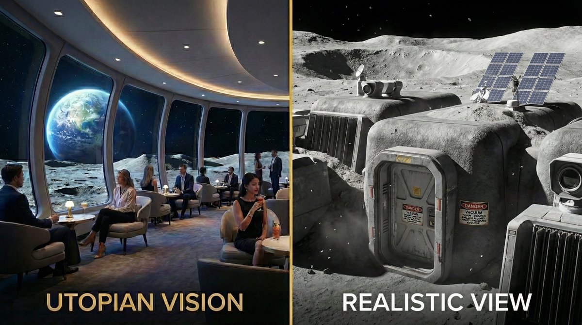 TheLoneStack's tweet photo. The irony is not lost on me.

I am posting this on X, owned by the same man I am criticizing, to say:

Elon Musk wants us to move to Mars and become a multi-planetary species.

I call it the ultimate engineering of confinement.

New video + deep article breaking down:
- Why "panoramic windows" on the Moon & Mars are pure sci-fi
- The terrifying reality of regolith
- The oxygen kill-switch problem
- Why real sovereignty means rejecting the dream and building freedom right here on Earth

Mars future or real sovereignty on Earth?

Video + full article in the comments 👇

#ElonMusk #Mars #Sovereignty